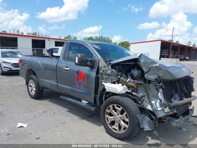 40020442 :رقم المزاد ، 1N6BA1RP8HN514444 vin ، 2017 Nissan Titan Xd Sv مزاد بيع