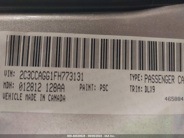 Chrysler 300 300s 2015 2C3CCAGG1FH773131 Image 9