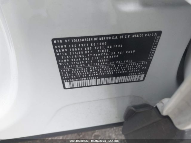 3VVDX7B22PM358651 Volkswagen Taos 1.5t S