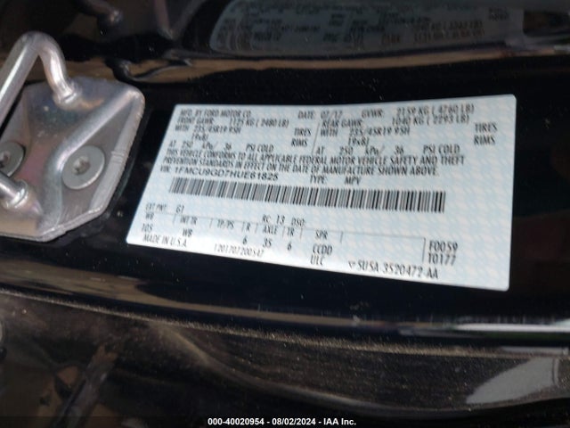 Ford ESCAPE SE 2017 1FMCU9GD7HUE61825 Image 9