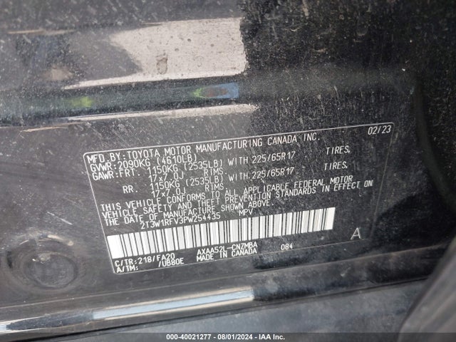 Toyota Rav4 Xle 2023 2T3W1RFV3PW254435 Image 9