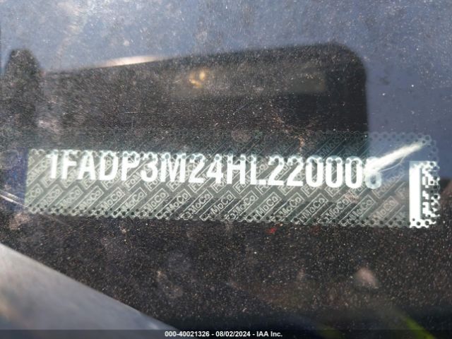 1FADP3M24HL220008 Ford FOCUS SEL