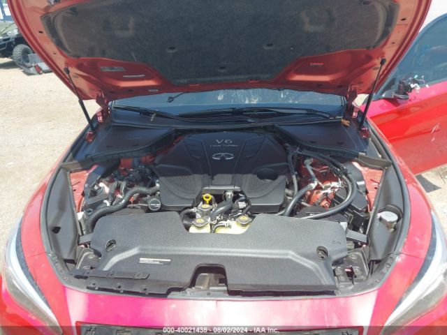 JN1FV7DP7MM850107 Infiniti Q50 Red Sport 400