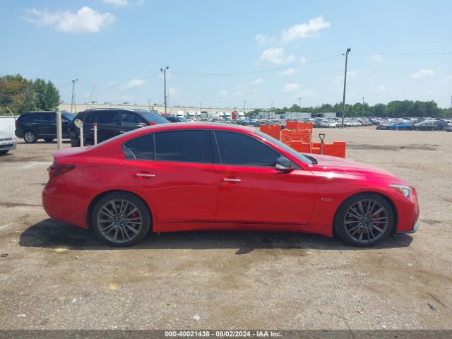 JN1FV7DP7MM850107 Infiniti Q50 Red Sport 400