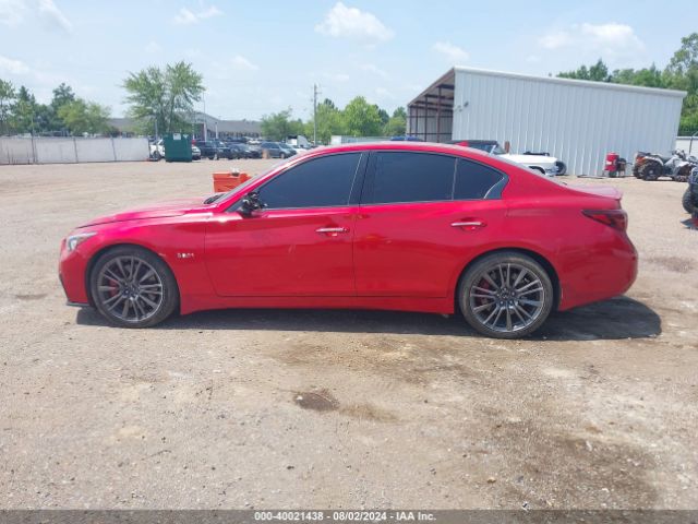 JN1FV7DP7MM850107 Infiniti Q50 Red Sport 400