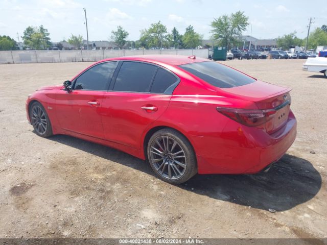 JN1FV7DP7MM850107 Infiniti Q50 Red Sport 400