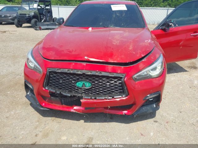 JN1FV7DP7MM850107 Infiniti Q50 Red Sport 400