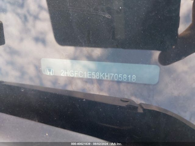 2HGFC1E58KH705818 Honda CIVIC SI