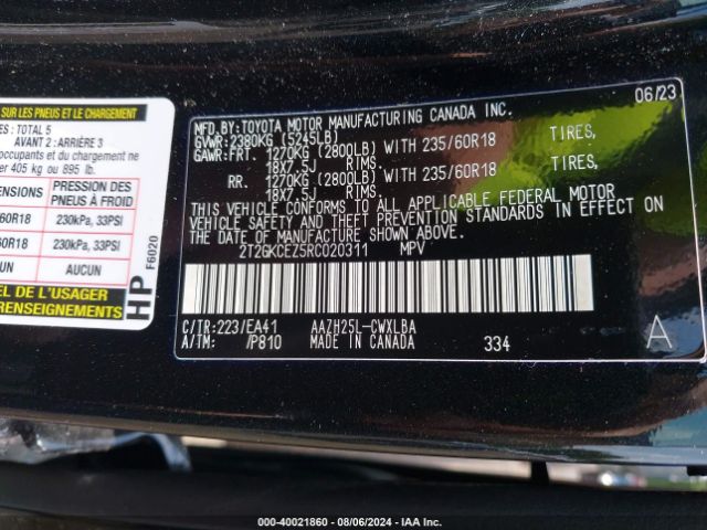 2T2GKCEZ5RC020311 Lexus Nx 350h Premium