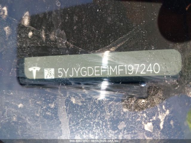 5YJYGDEF1MF197240 Tesla Model Y Performance Dual Motor All-wheel Drive