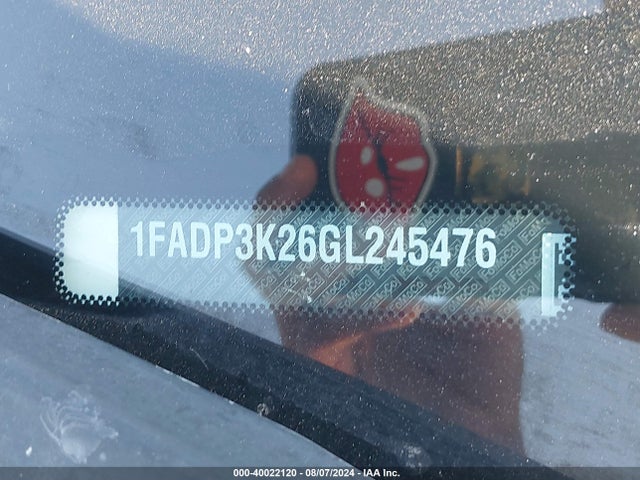 Ford FOCUS SE 2016 1FADP3K26GL245476 Image 9