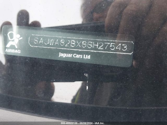 2008 JAGUAR XJ SAJWA82BX8SH27543 Photo 8