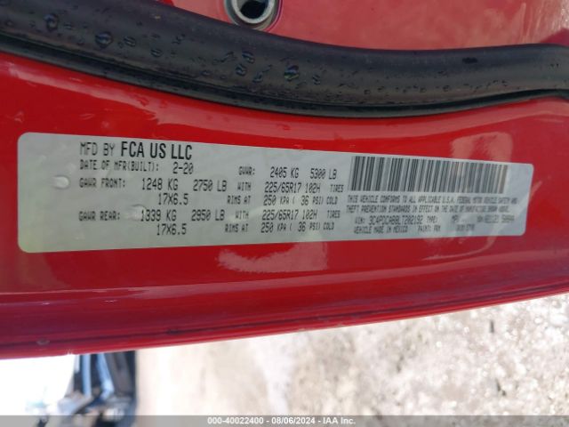 3C4PDCAB8LT202192 Dodge Journey Se Value