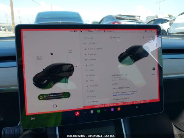5YJ3E1EB3JF092965 Tesla Model 3 Long Range/performance