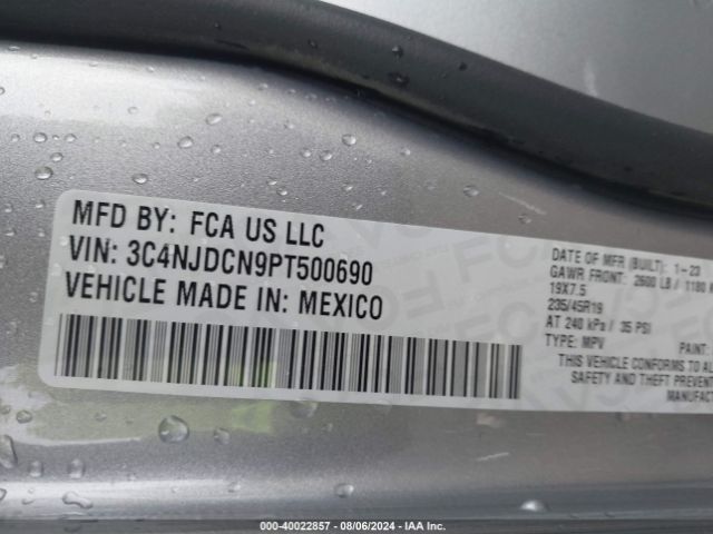 3C4NJDCN9PT500690 Jeep Compass Limited 4x4