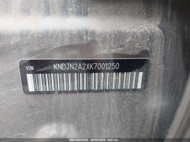 KNDJN2A2XK7001250 KIA Soul