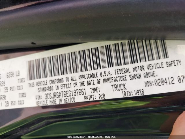 3C6JR6AT6EG197661 RAM 1500 Express