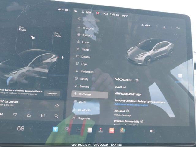 2022 TESLA MODEL 3 5YJ3E1EA6NF118214 Photo 6