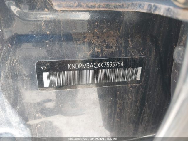 KNDPM3ACXK7595754 KIA Sportage Lx