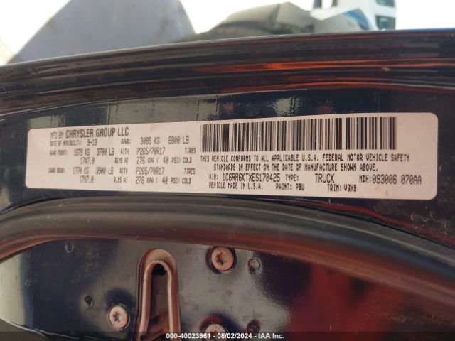 1C6RR6KTXES170425 RAM 1500 Tradesman