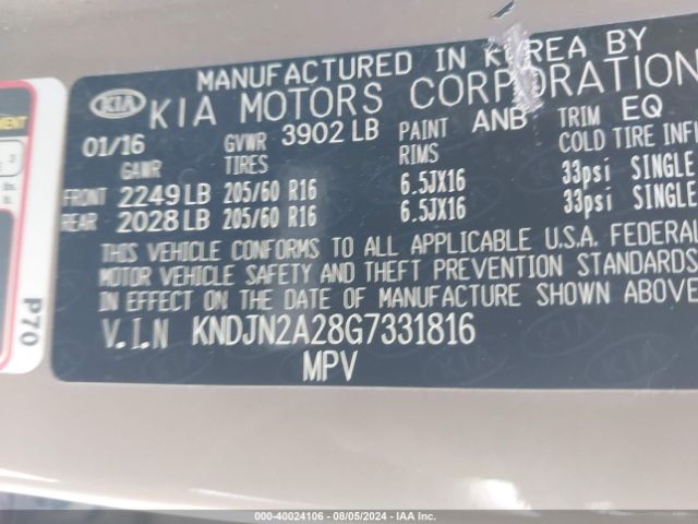 KNDJN2A28G7331816 KIA Soul