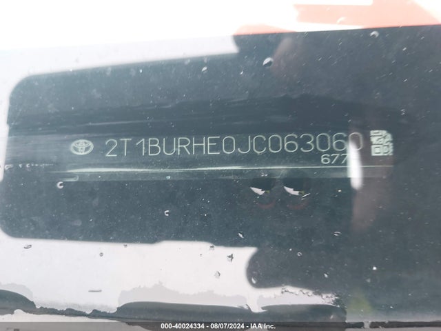 Toyota COROLLA SE 2018 2T1BURHE0JC063060 Image 17