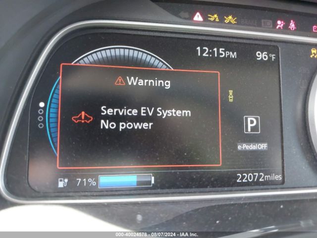 1N4AZ1CV4NC553687 Nissan Leaf Sv 40 Kwh