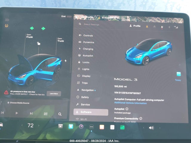 2022 TESLA MODEL 3 5YJ3E1EA1NF190597 Photo 6