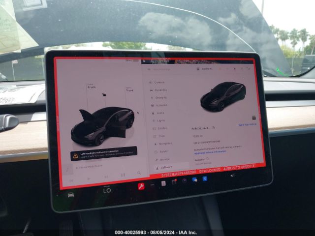 5YJ3E1EA5PF485298 Tesla Model 3 Rear-wheel Drive
