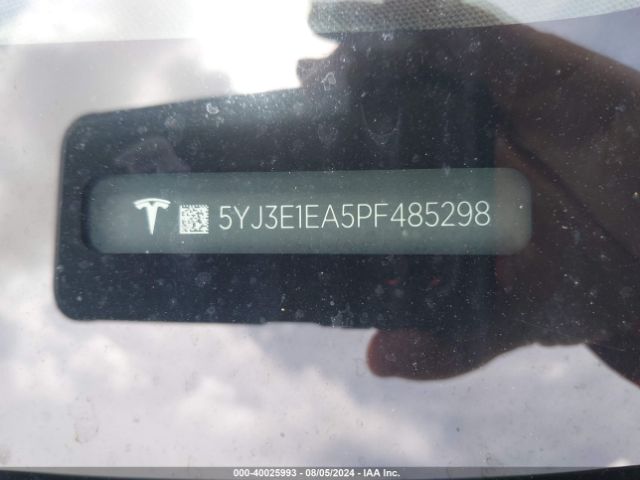 5YJ3E1EA5PF485298 Tesla Model 3 Rear-wheel Drive