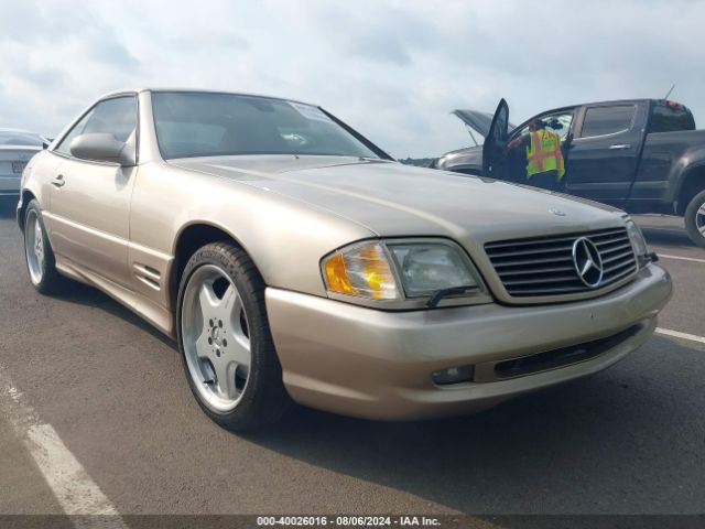 2001 MERCEDES-BENZ SL 500 WDBFA68F11F197034