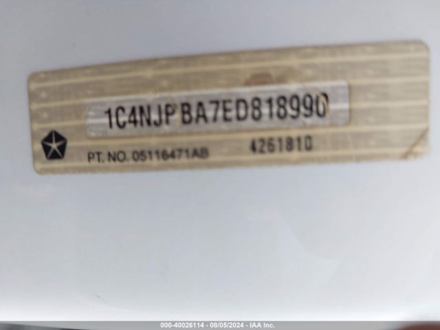 Jeep Patriot Altitude 2014 1C4NJPBA7ED818990 Image 9