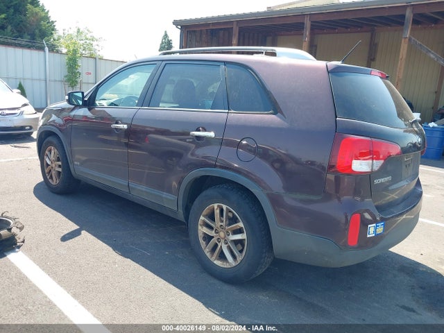 KIA Sorento Lx V6 2015 5XYKTDA72FG604672 Image 3