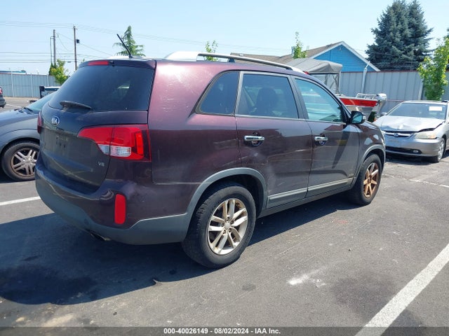 KIA Sorento Lx V6 2015 5XYKTDA72FG604672 Image 4