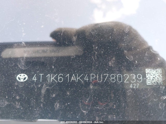 Toyota CAMRY XSE 2023 4T1K61AK4PU780239 Image 9