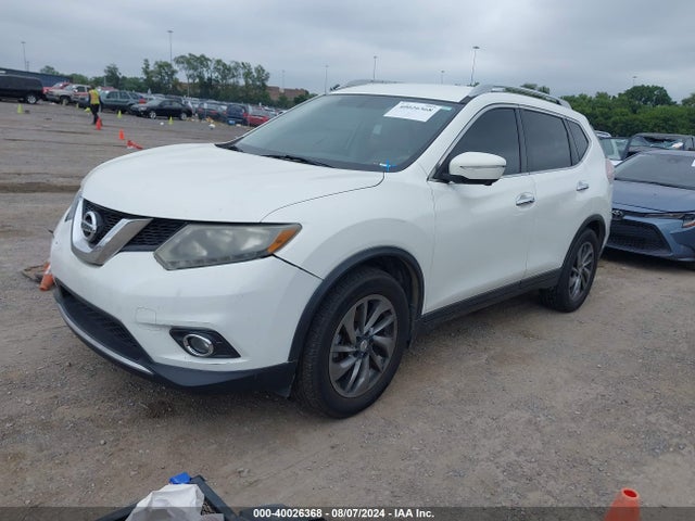 Nissan Rogue Sl 2014 5N1AT2MTXEC825721 Image 2