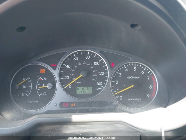 Продажа на аукционе авто 2002 Subaru Impreza Wrx, vin: JF1GG29602G833505, номер лота: 40026750