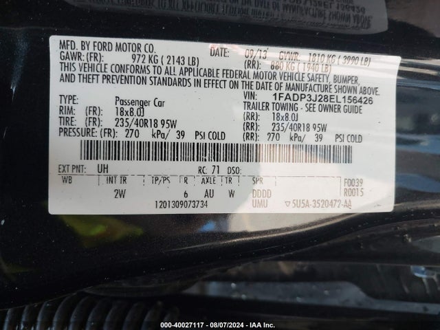 Ford Focus Titanium 2014 1FADP3J28EL156426 Image 9