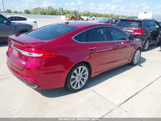 Ford Fusion Platinum 2017 3FA6P0K93HR305561 Image 4