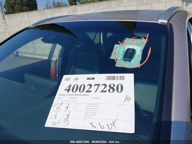 Toyota Venza Xle 2022 JTEAAAAH2NJ104997 Image 11