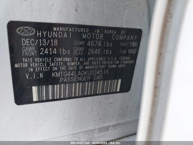 KMTG44LA0KU034516 Genesis G70 2.0t Advanced