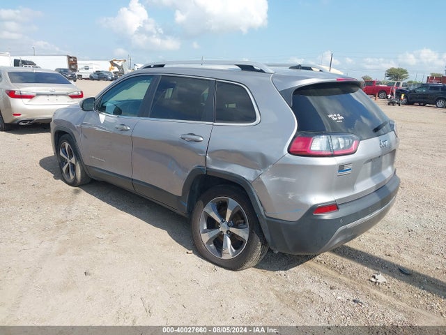 1C4PJLDB8KD387160 Jeep Cherokee Limited Fwd