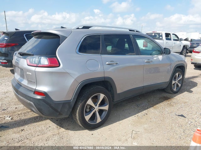 1C4PJLDB8KD387160 Jeep Cherokee Limited Fwd