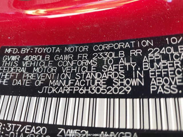 Toyota Prius Prime Premium 2017 JTDKARFP6H3052029 Image 18