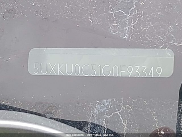 5UXKU0C51G0F93349 BMW X6 Sdrive35i