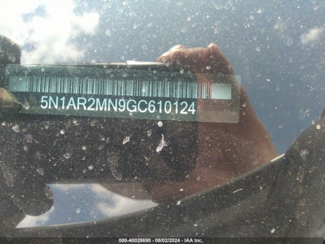 5N1AR2MN9GC610124 Nissan Pathfinder Platinum/s/sl/sv