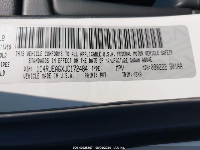 Jeep Grand Cherokee Laredo E 4x2 2018 1C4RJEAGXJC172484 Image 9