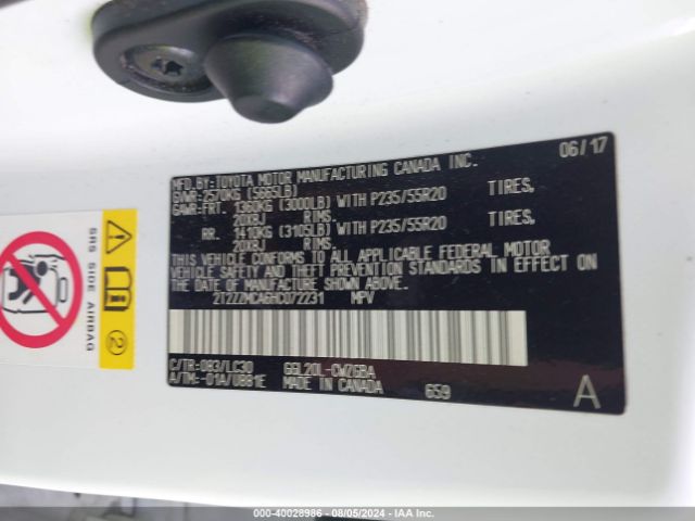 2T2ZZMCA6HC072231 Lexus Rx 350 F Sport