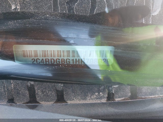 Dodge Grand Caravan Se 2017 2C4RDGBG1HR708029 Image 9