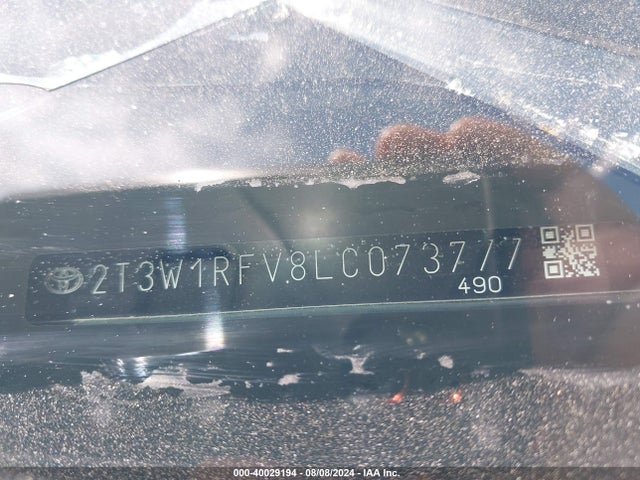 Toyota Rav4 Xle 2020 2T3W1RFV8LC073777 Image 9